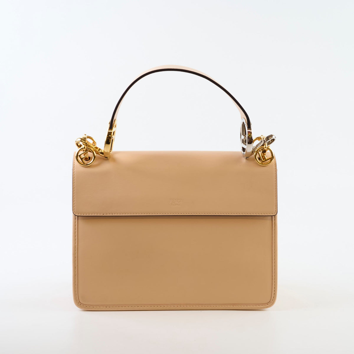Fendi Kan I Shoulder Bag Beige - photo 3