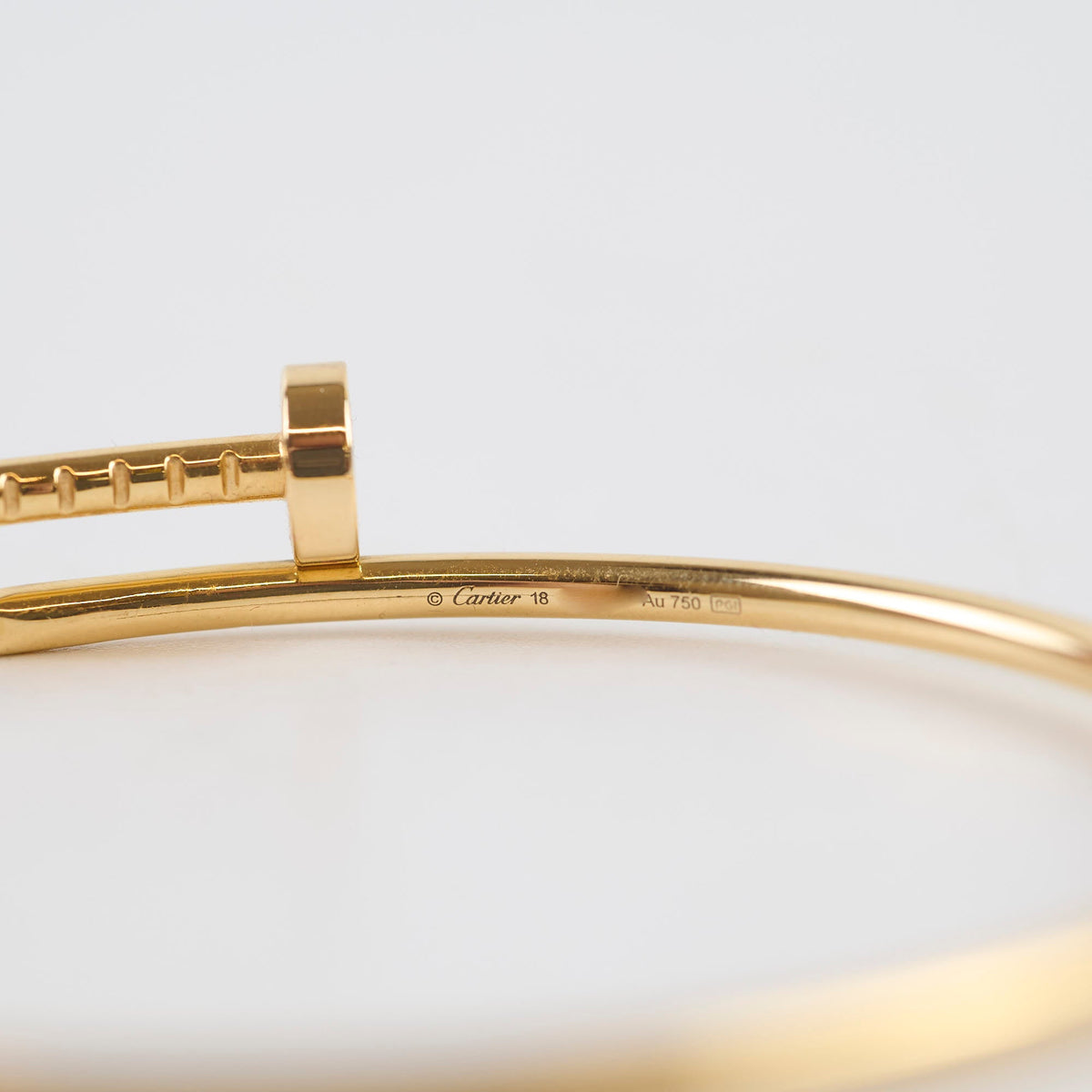 Cartier Juste Un Clou SM Yellow Gold Bracelet Size 18 - photo 6