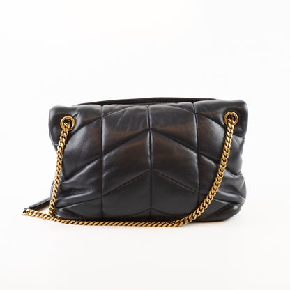 Saint Laurent Small Lou Puffer Black Lambskin - photo 2