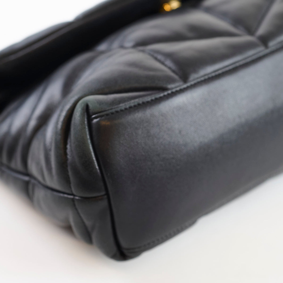 Saint Laurent Small Lou Puffer Black Lambskin - photo 7