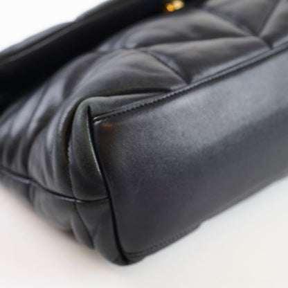 Saint Laurent Small Lou Puffer Black Lambskin - photo 7