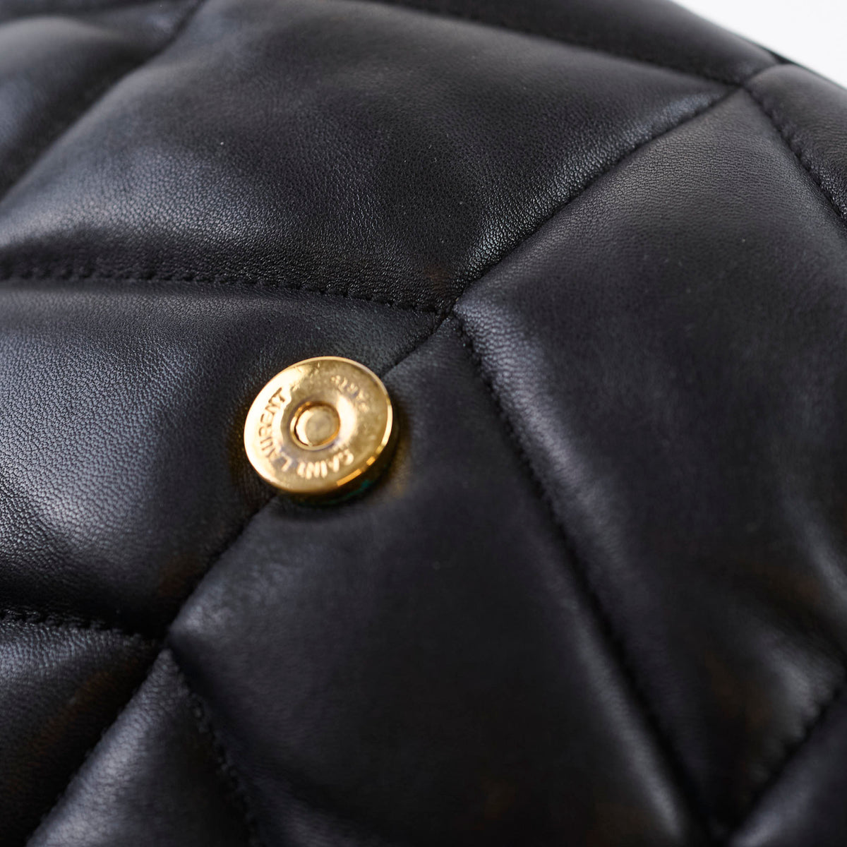 Saint Laurent Small Lou Puffer Black Lambskin - photo 9
