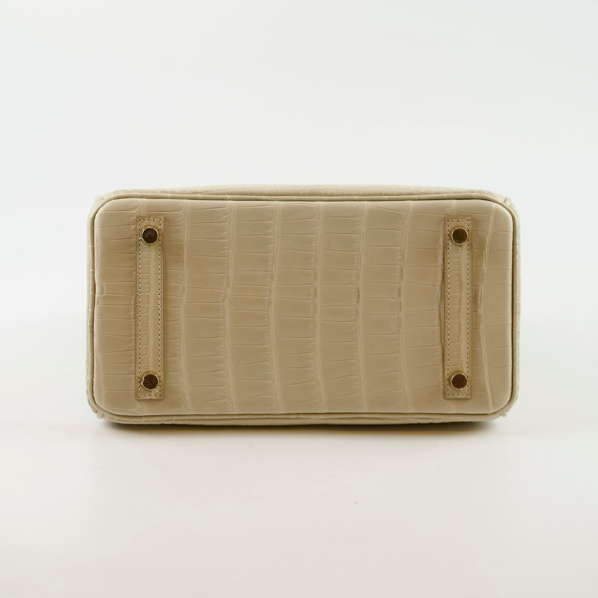 Hermes Birkin 25 Beton Alligator Matte B Stamp - photo 4