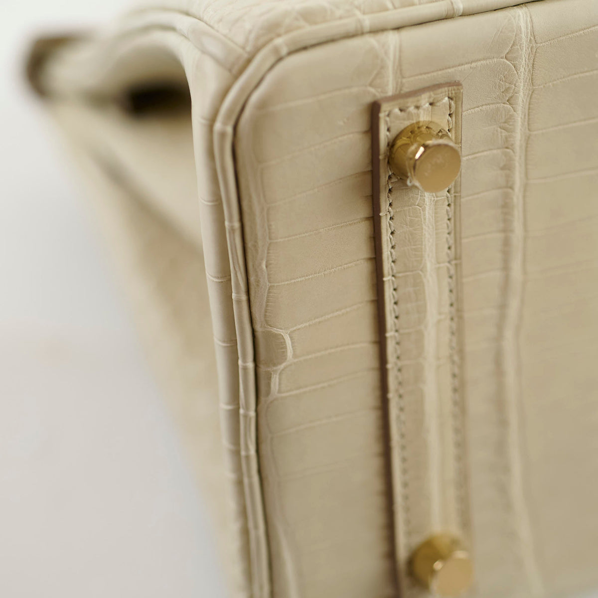 Hermes Birkin 25 Beton Alligator Matte B Stamp - photo 11