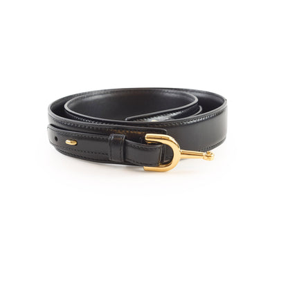 Celine Triomphe Horsebit Belt Black Size 85 - photo 1