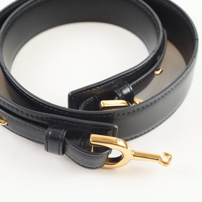 Celine Triomphe Horsebit Belt Black Size 85 - photo 3