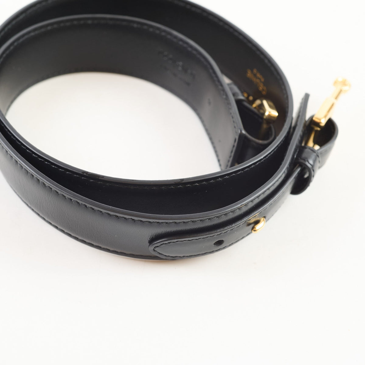 Celine Triomphe Horsebit Belt Black Size 85 - photo 4