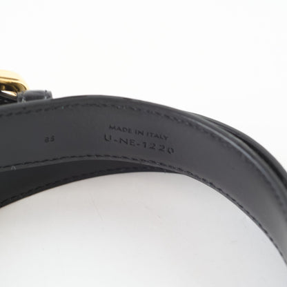 Celine Triomphe Horsebit Belt Black Size 85 - photo 6