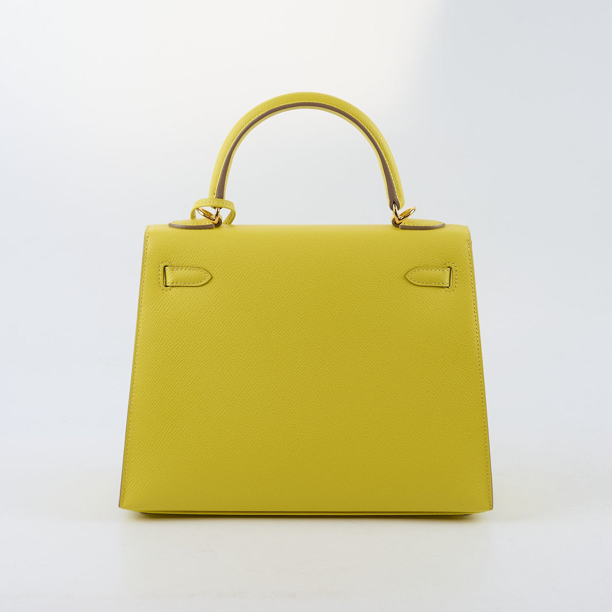 Hermes Kelly 25 Epsom Lime Y Stamp - photo 2