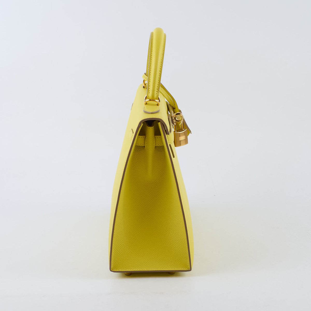 Hermes Kelly 25 Epsom Lime Y Stamp - photo 4