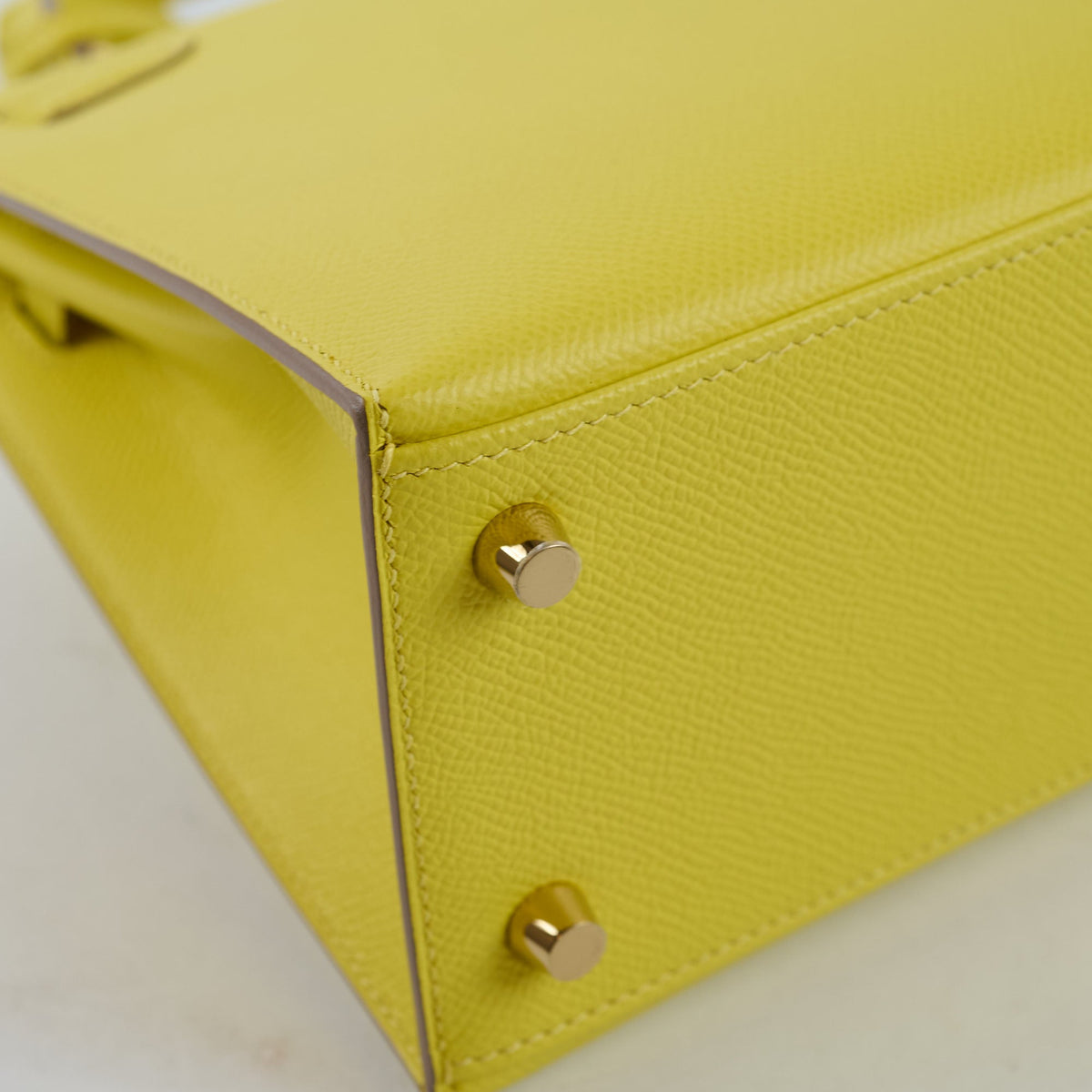 Hermes Kelly 25 Epsom Lime Y Stamp - photo 9
