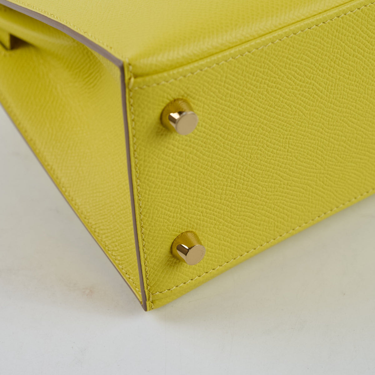 Hermes Kelly 25 Epsom Lime Y Stamp - photo 10