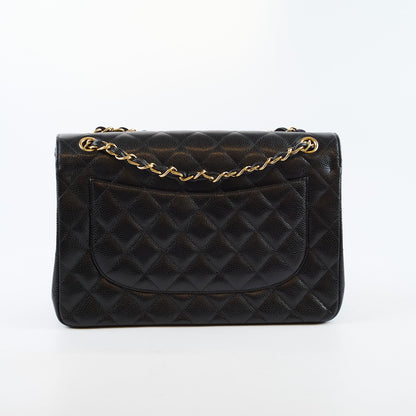 Chanel Double Flap Jumbo Black Caviar GHW - photo 2