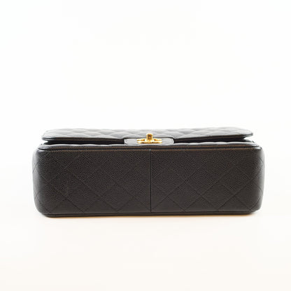 Chanel Double Flap Jumbo Black Caviar GHW - photo 4