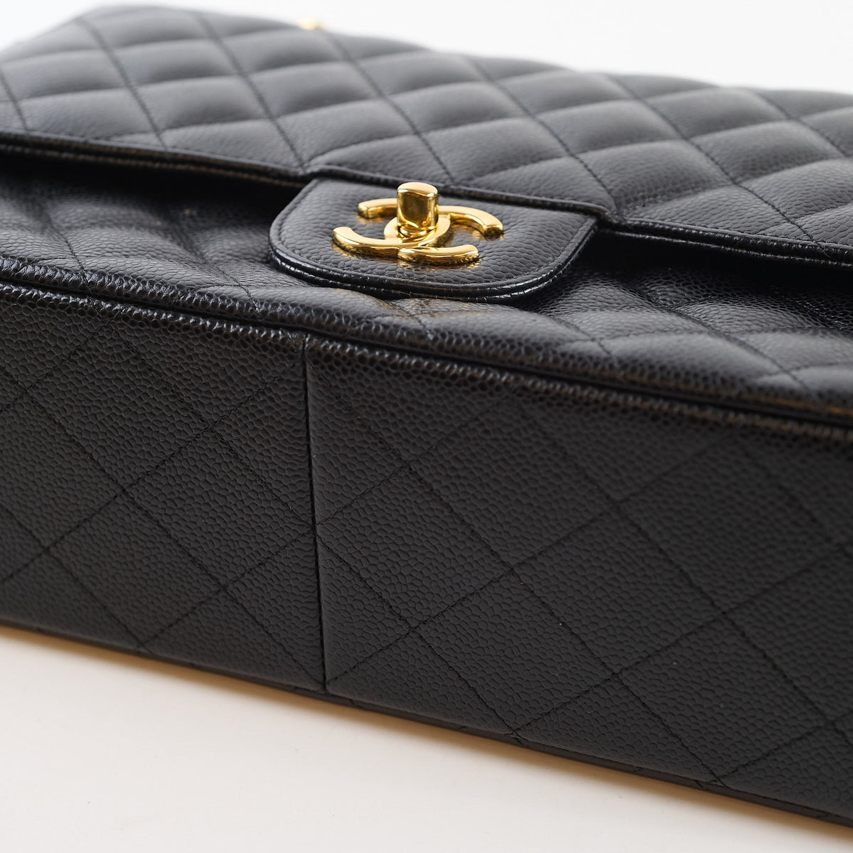 Chanel Double Flap Jumbo Black Caviar GHW - photo 6