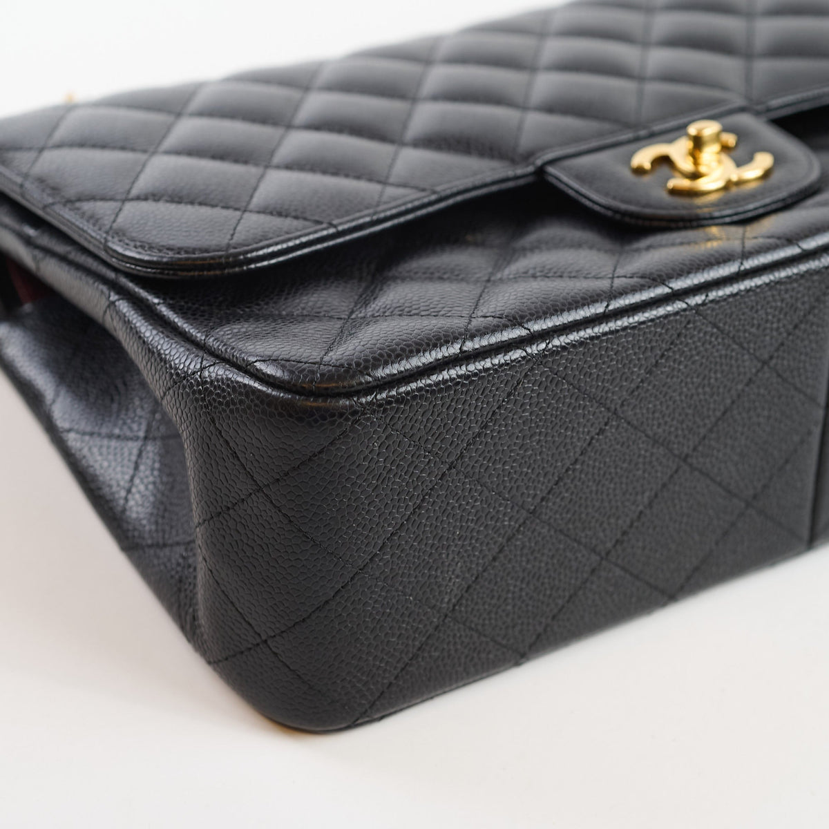 Chanel Double Flap Jumbo Black Caviar GHW - photo 7