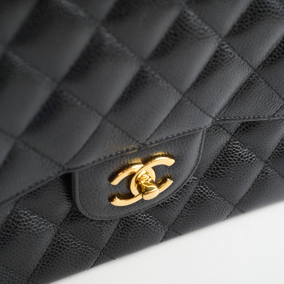 Chanel Double Flap Jumbo Black Caviar GHW - photo 8