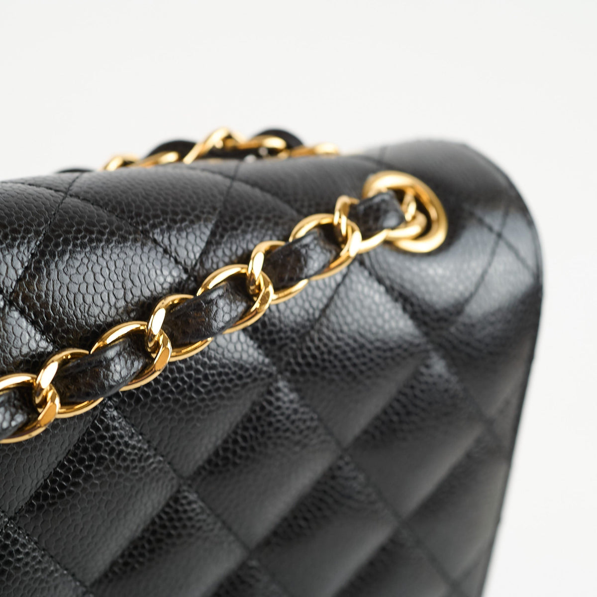Chanel Double Flap Jumbo Black Caviar GHW - photo 9