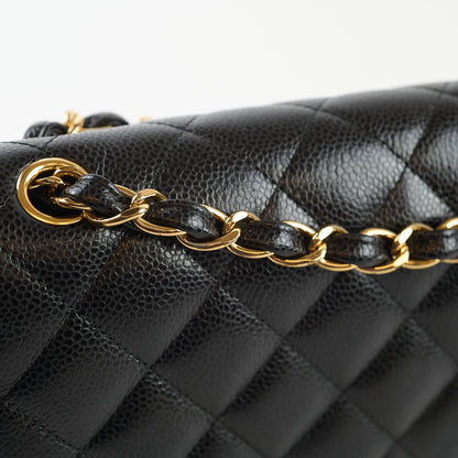 Chanel Double Flap Jumbo Black Caviar GHW - photo 10