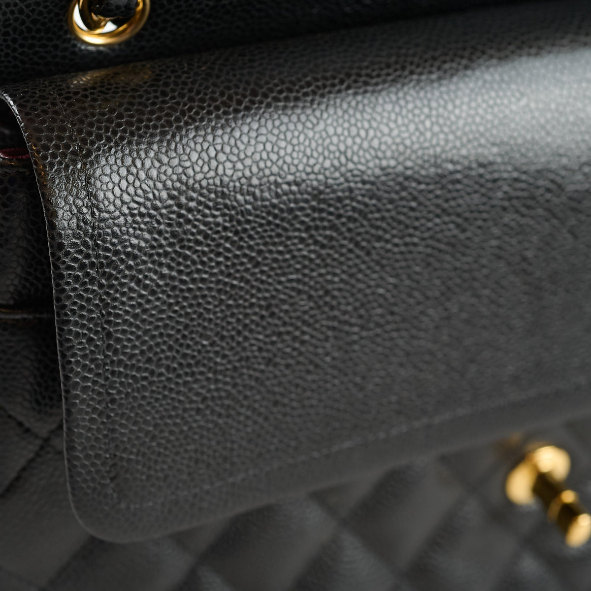 Chanel Double Flap Jumbo Black Caviar GHW - photo 11