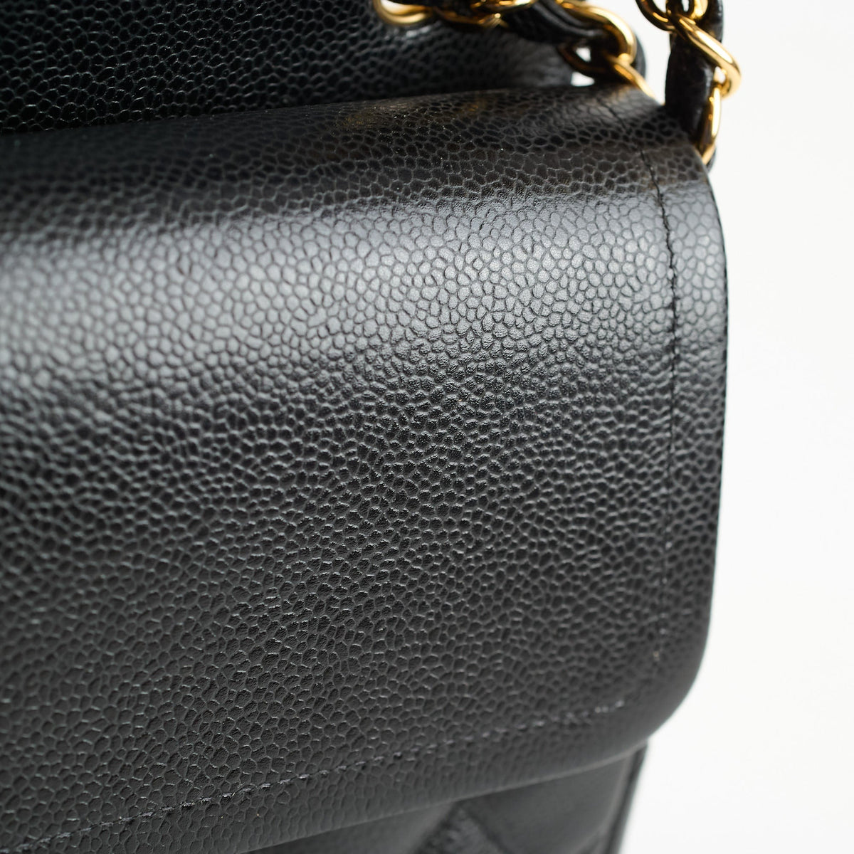 Chanel Double Flap Jumbo Black Caviar GHW - photo 13