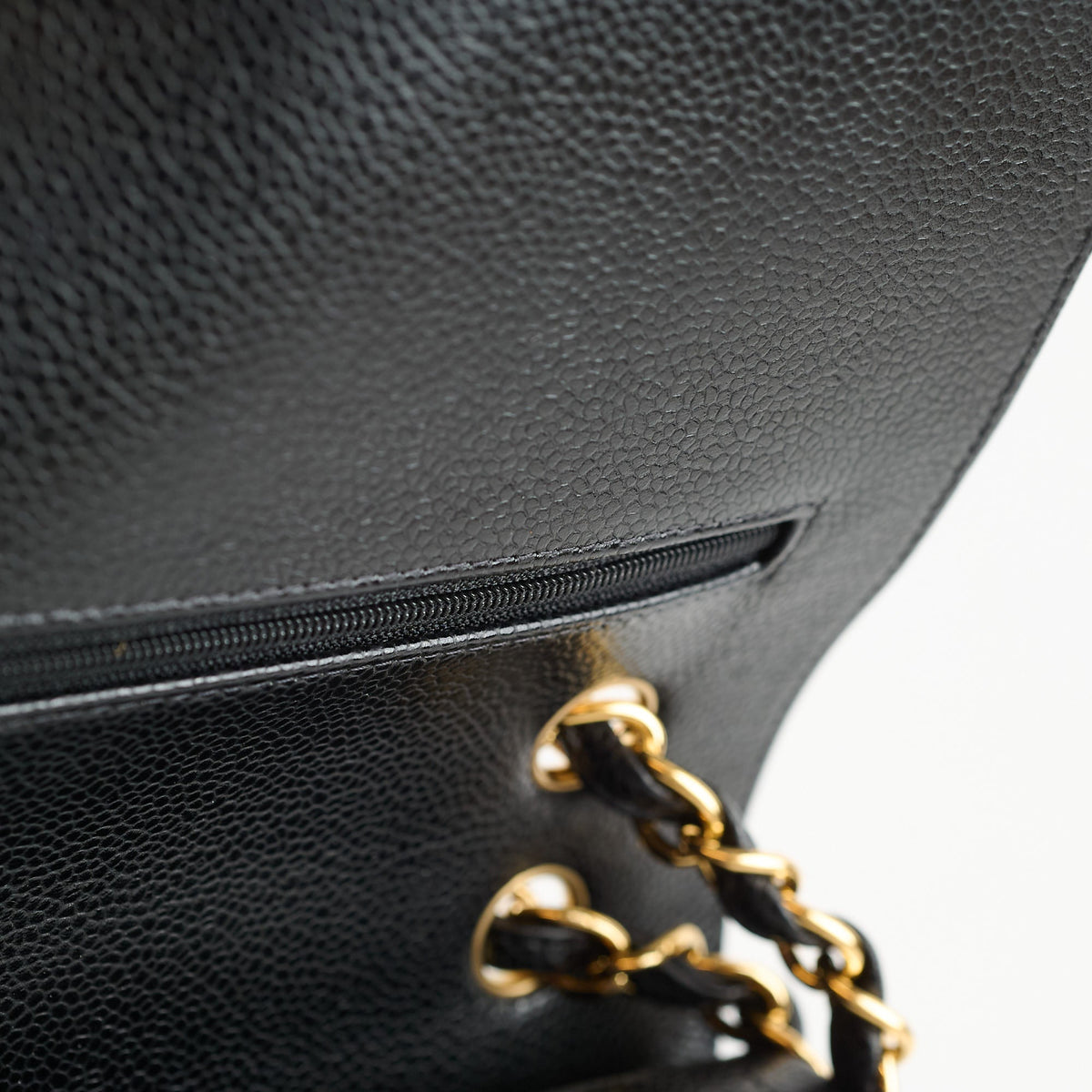 Chanel Double Flap Jumbo Black Caviar GHW - photo 14