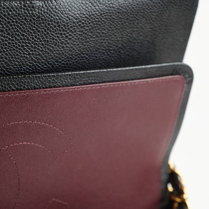 Chanel Double Flap Jumbo Black Caviar GHW - photo 20