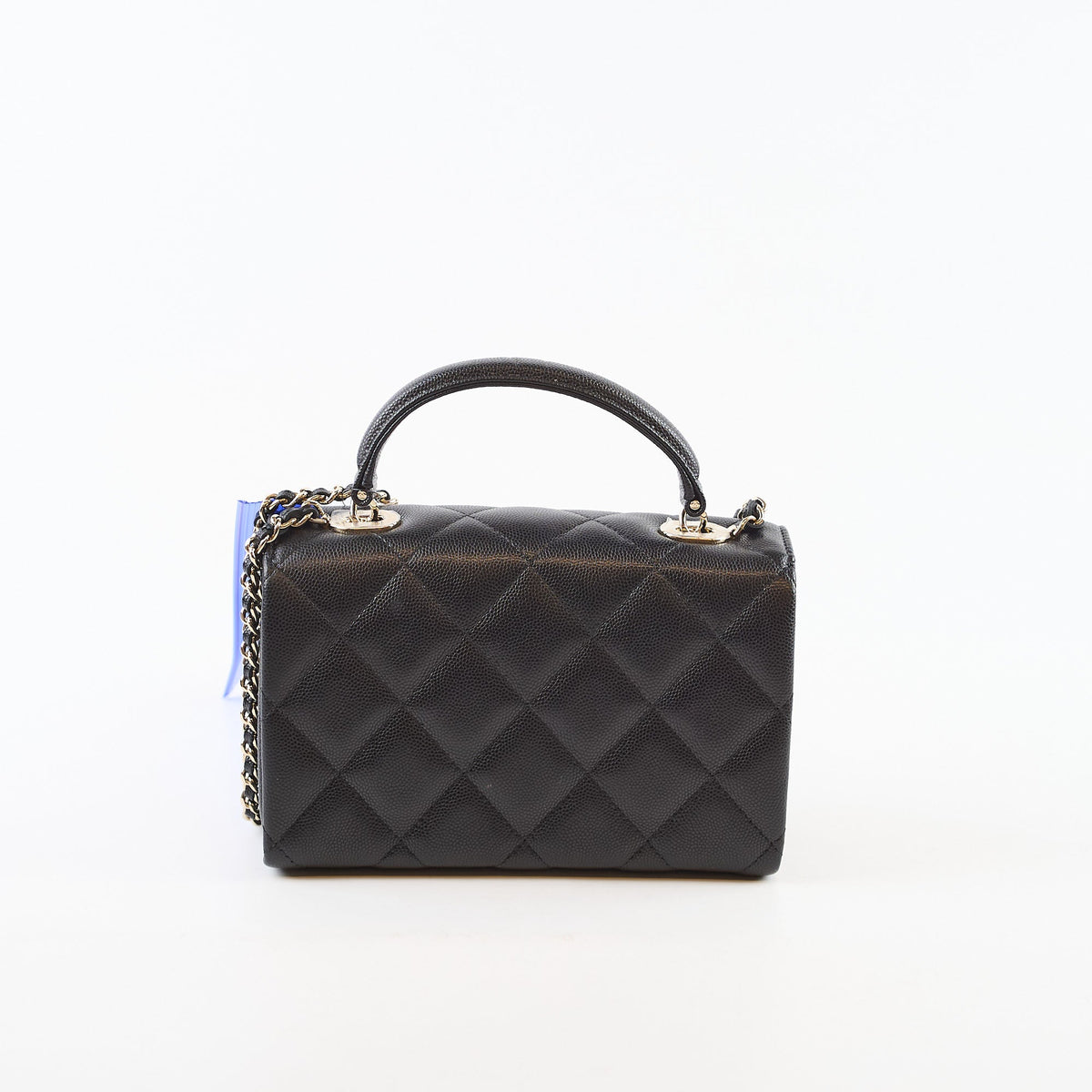 Chanel 25S Retro Twist Black Caviar Microchip - photo 2