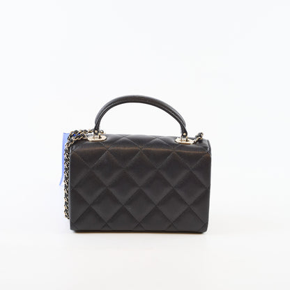 Chanel 25S Retro Twist Black Caviar Microchip - photo 2
