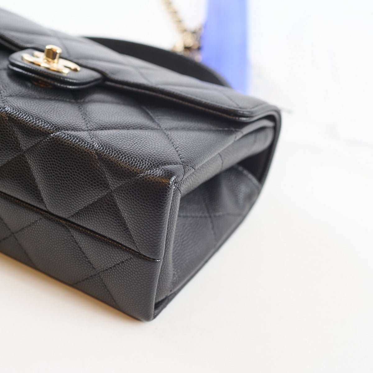 Chanel 25S Retro Twist Black Caviar Microchip - photo 12
