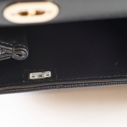 Chanel 25S Retro Twist Black Caviar Microchip - photo 6