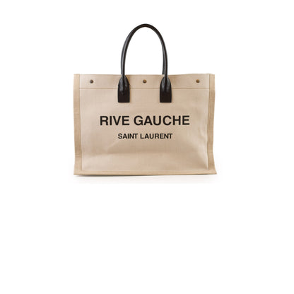 Saint Laurent Rive Gauche Canvas tote Ivory - photo 1