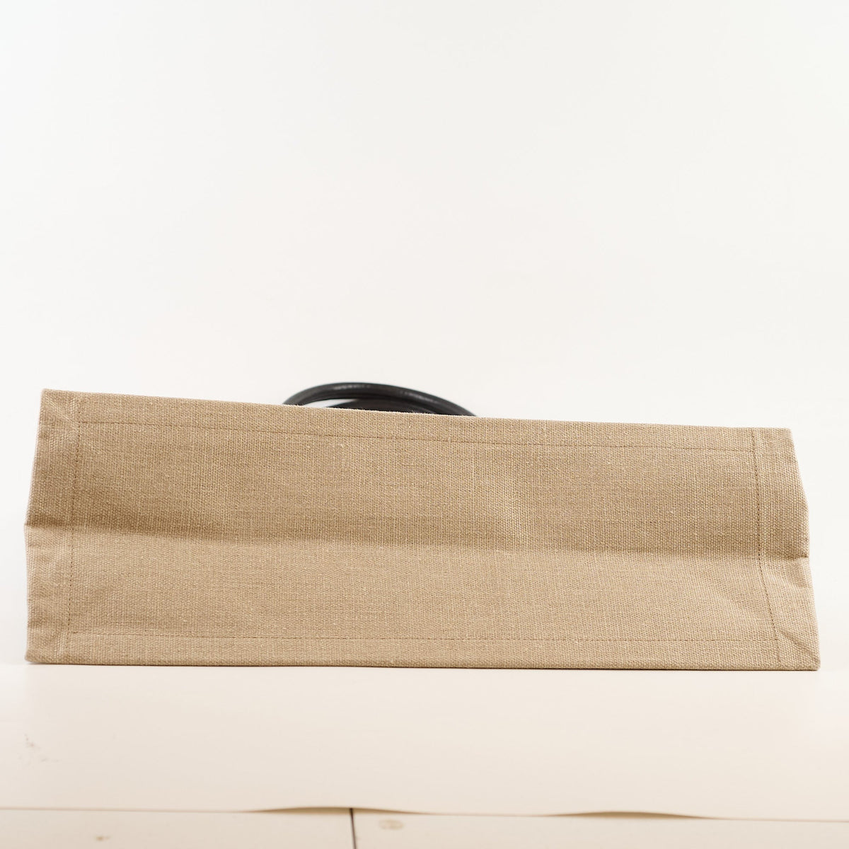 Saint Laurent Rive Gauche Canvas tote Ivory - photo 4