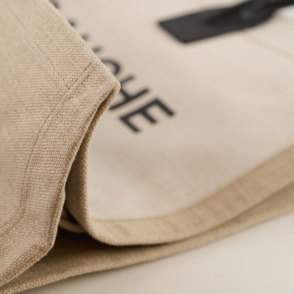 Saint Laurent Rive Gauche Canvas tote Ivory - photo 5