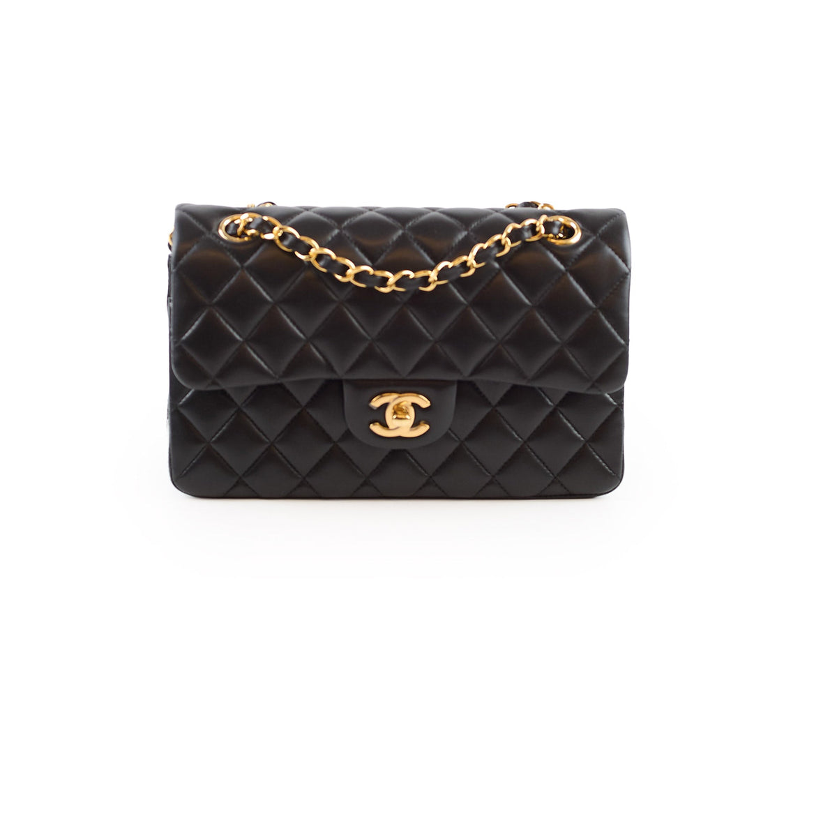 Chanel Small Double Classic Flap Lambskin Black - photo 1