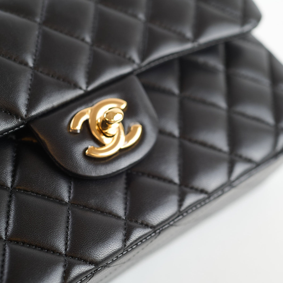 Chanel Small Double Classic Flap Lambskin Black - photo 16