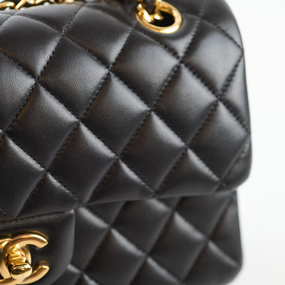 Chanel Small Double Classic Flap Lambskin Black - photo 5