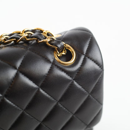 Chanel Small Double Classic Flap Lambskin Black - photo 6