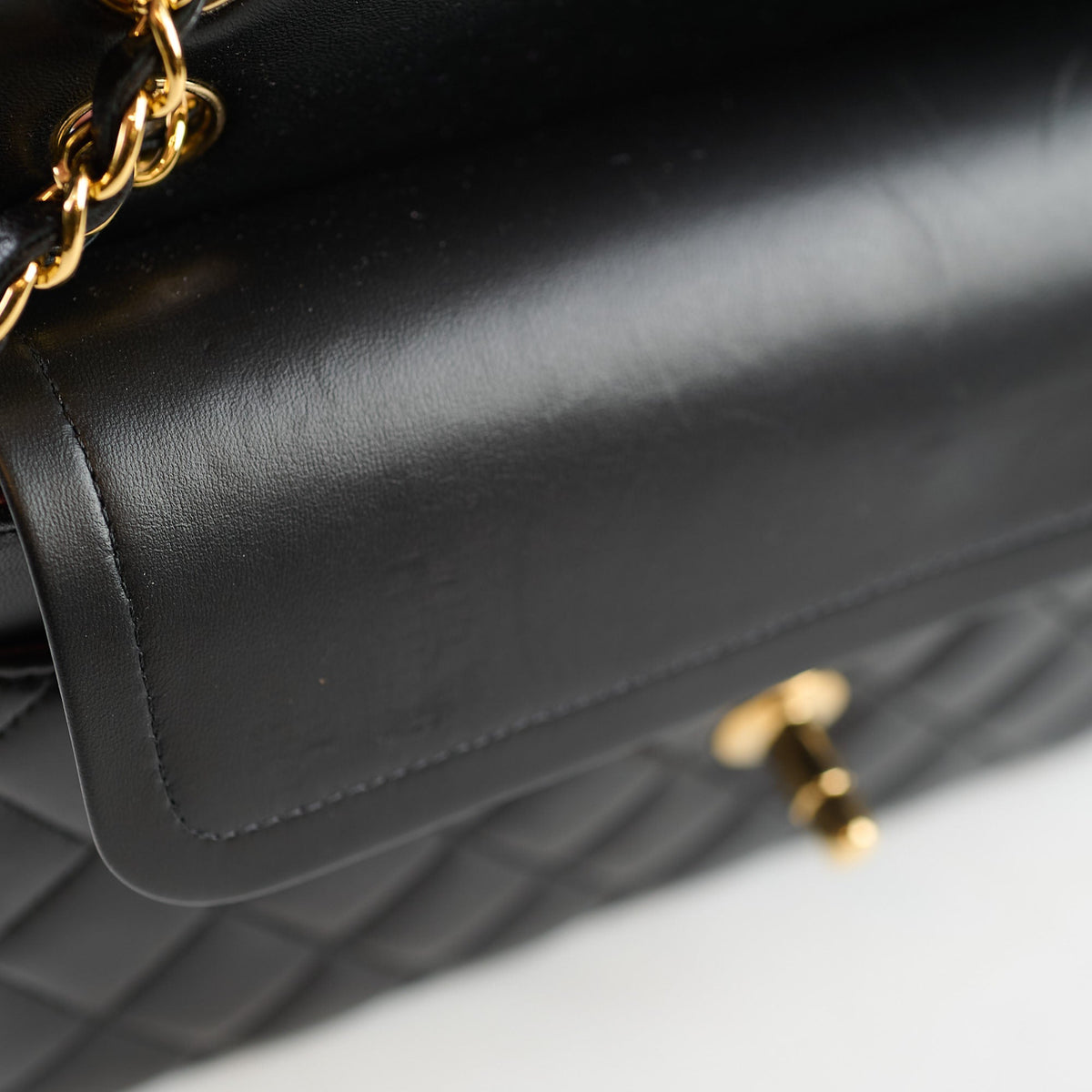 Chanel Small Double Classic Flap Lambskin Black - photo 7