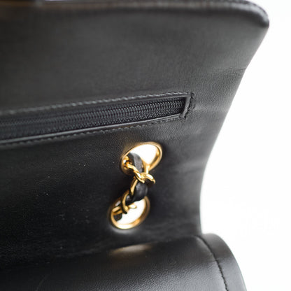 Chanel Small Double Classic Flap Lambskin Black - photo 9