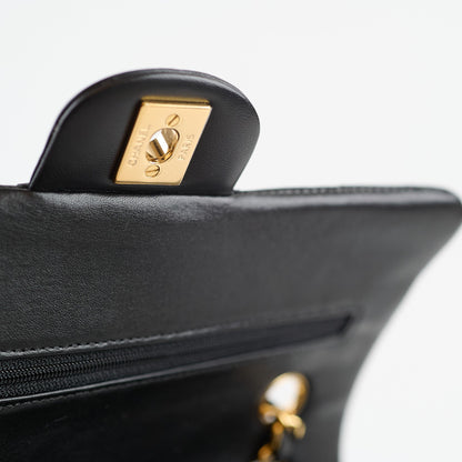 Chanel Small Double Classic Flap Lambskin Black - photo 10