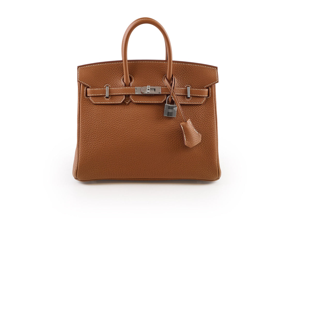 Hermes Birkin 25 Gold Togo PHW K Stamp - photo 1