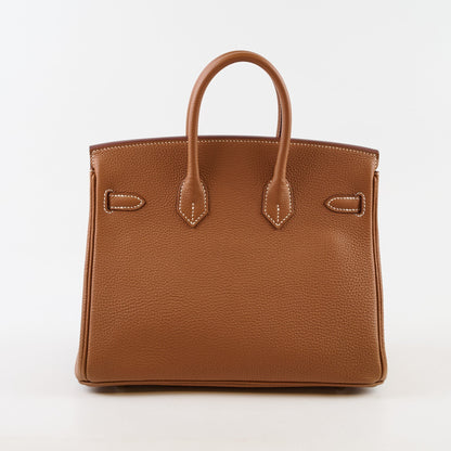 Hermes Birkin 25 Gold Togo PHW K Stamp - photo 2