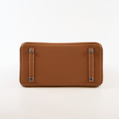 Hermes Birkin 25 Gold Togo PHW K Stamp - photo 9