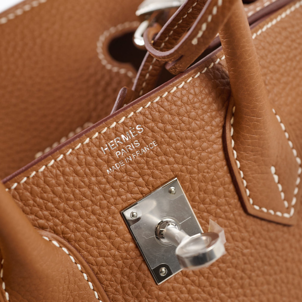 Hermes Birkin 25 Gold Togo PHW K Stamp - photo 11