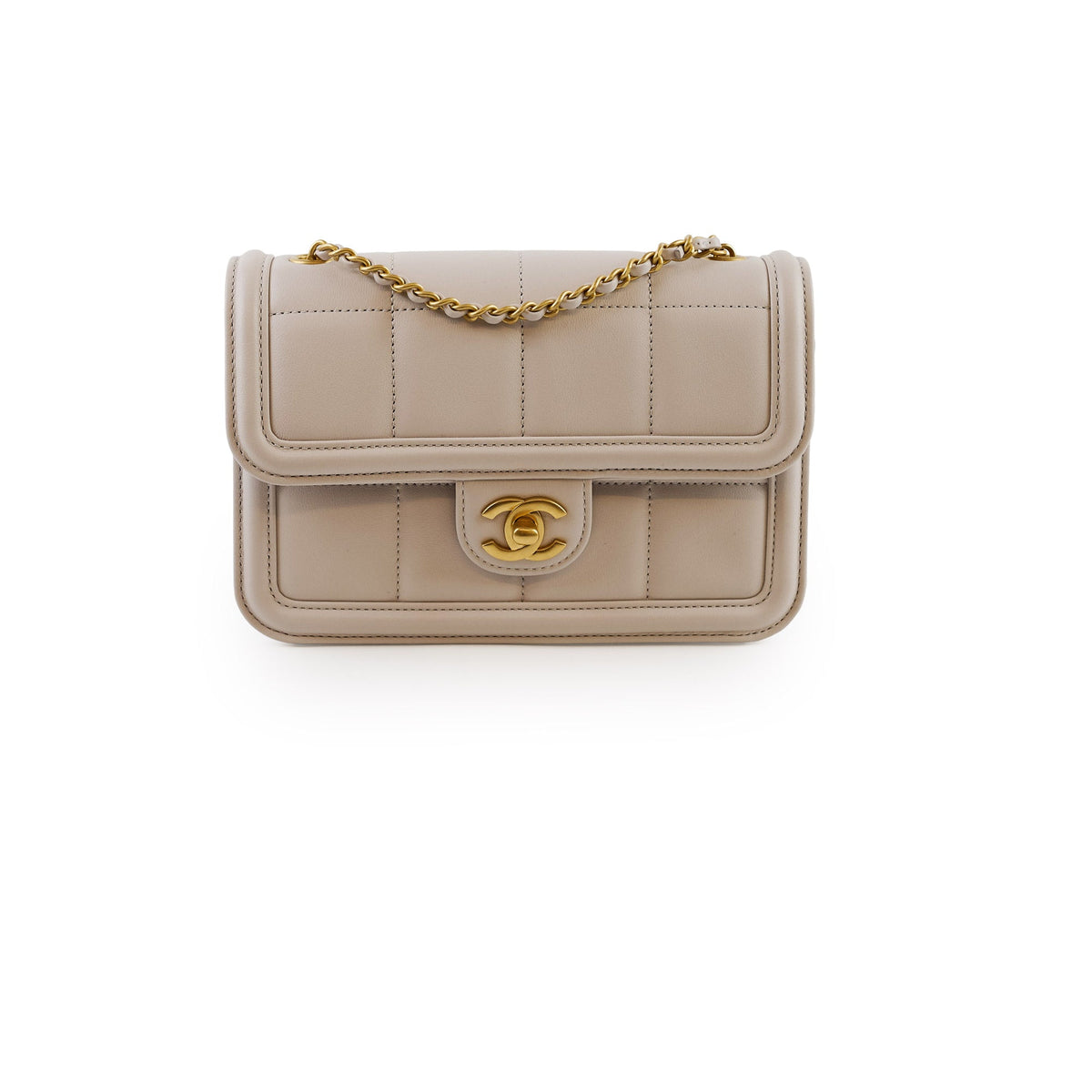 Chanel Mini Chocolate Bar Flap Calfskin Microchipped - photo 1