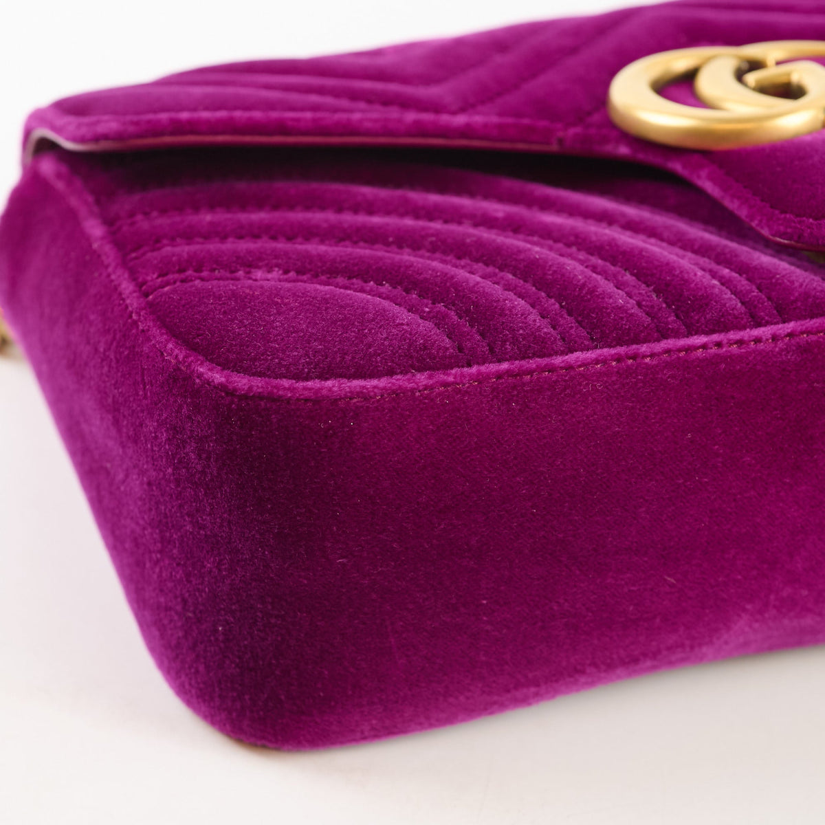Gucci Marmont Purple Velvet Medium - photo 12