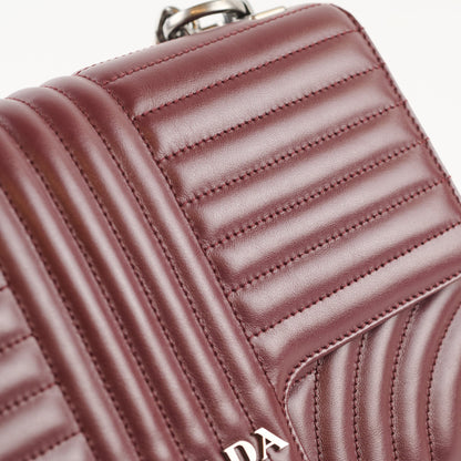 Prada Diagramme Burgundy - photo 5