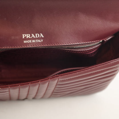 Prada Diagramme Burgundy - photo 8
