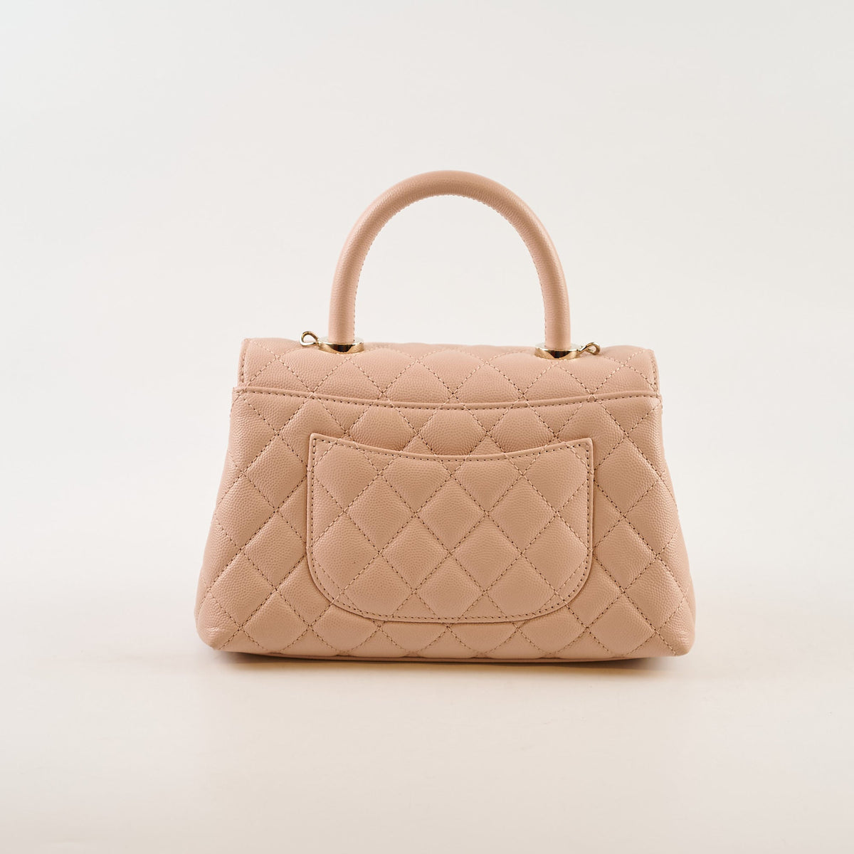 Chanel Caviar Coco Handle Small LGHW Light Pink - photo 2